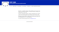 Desktop Screenshot of ecp-360.com