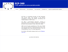 Tablet Screenshot of ecp-360.com